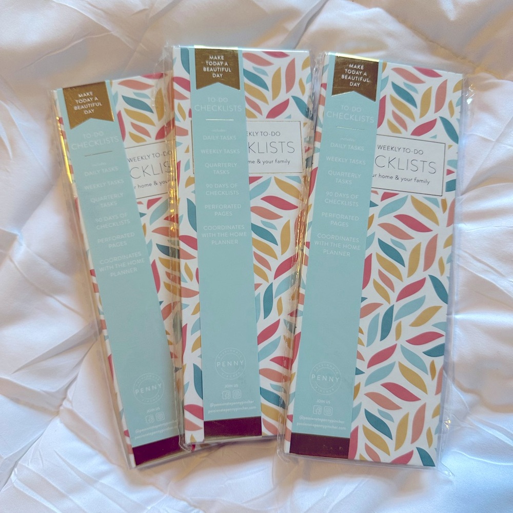 Planner-weekly checklist